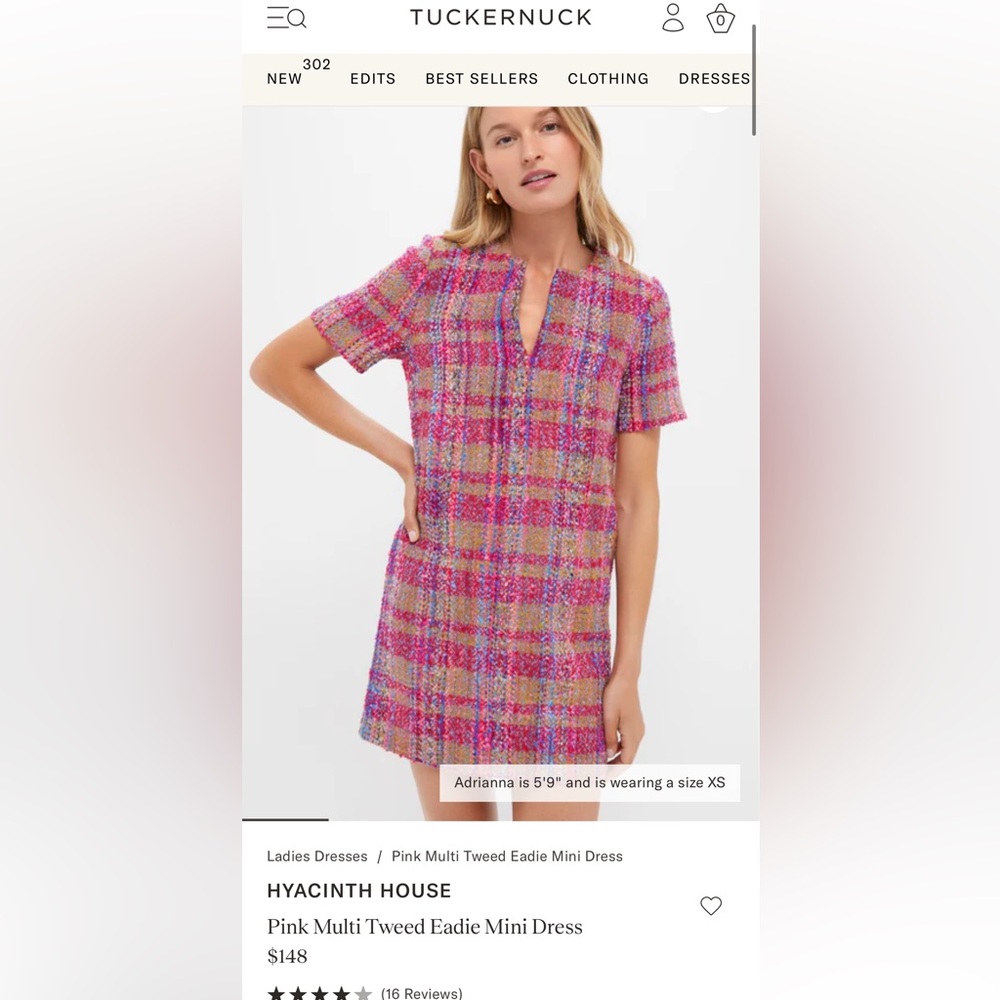 NWOT hyacinth house dress